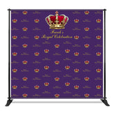 Aperturee - Aperturee Purple Crown Royal Custom Step And Repeat Banner